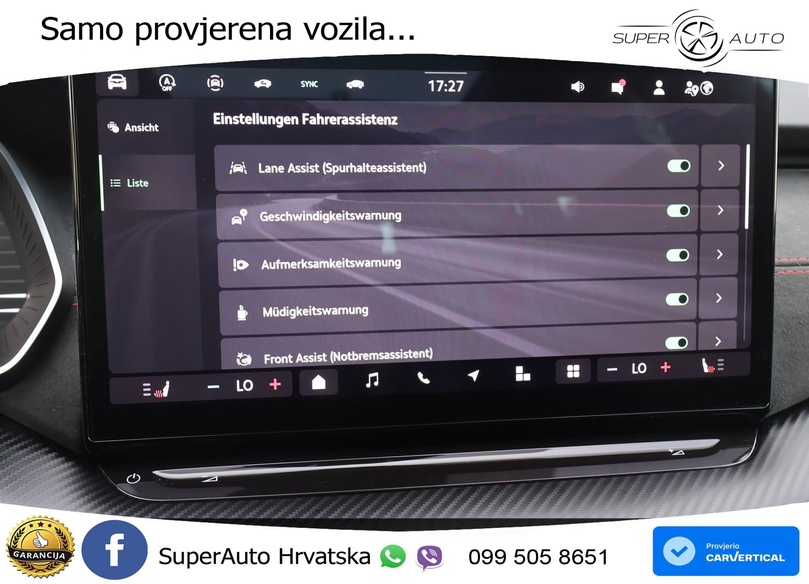 Škoda Octavia Combi RS 2.0 TSI (265 KS) DSG MATRIX+GR SJED+KAM