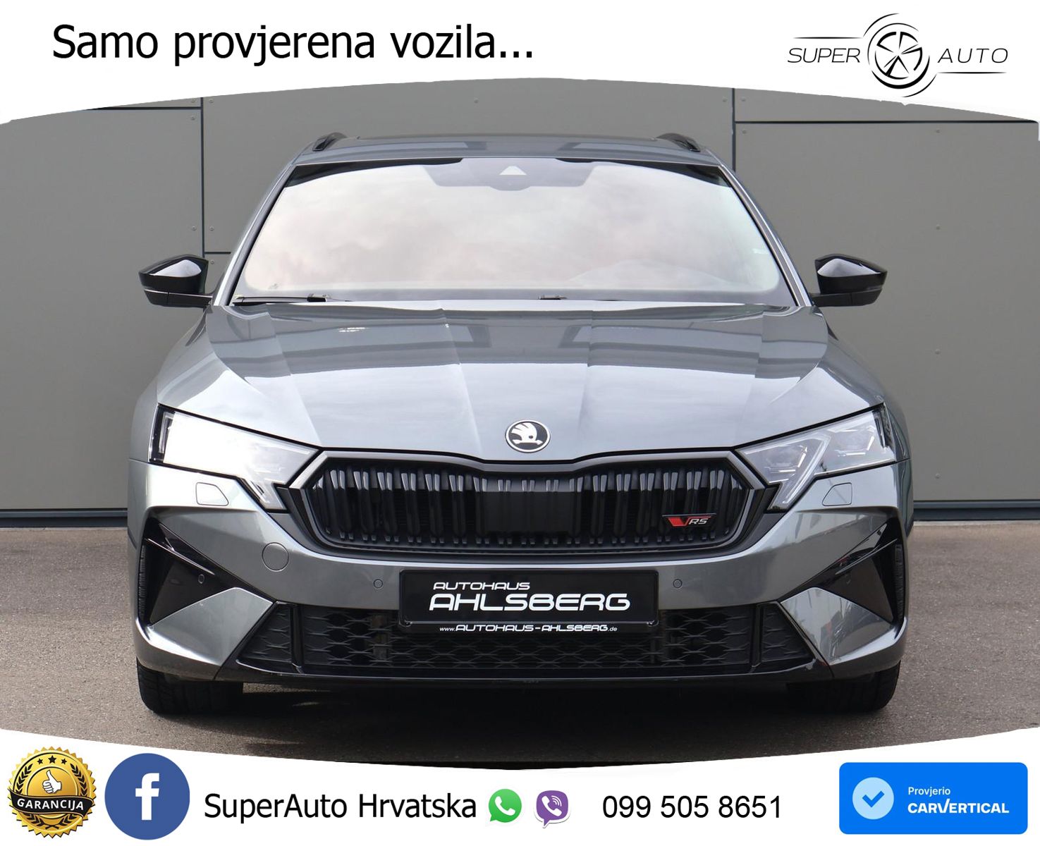 Škoda Octavia Combi RS 2.0 TSI (265 KS) DSG MATRIX+GR SJED+KAM