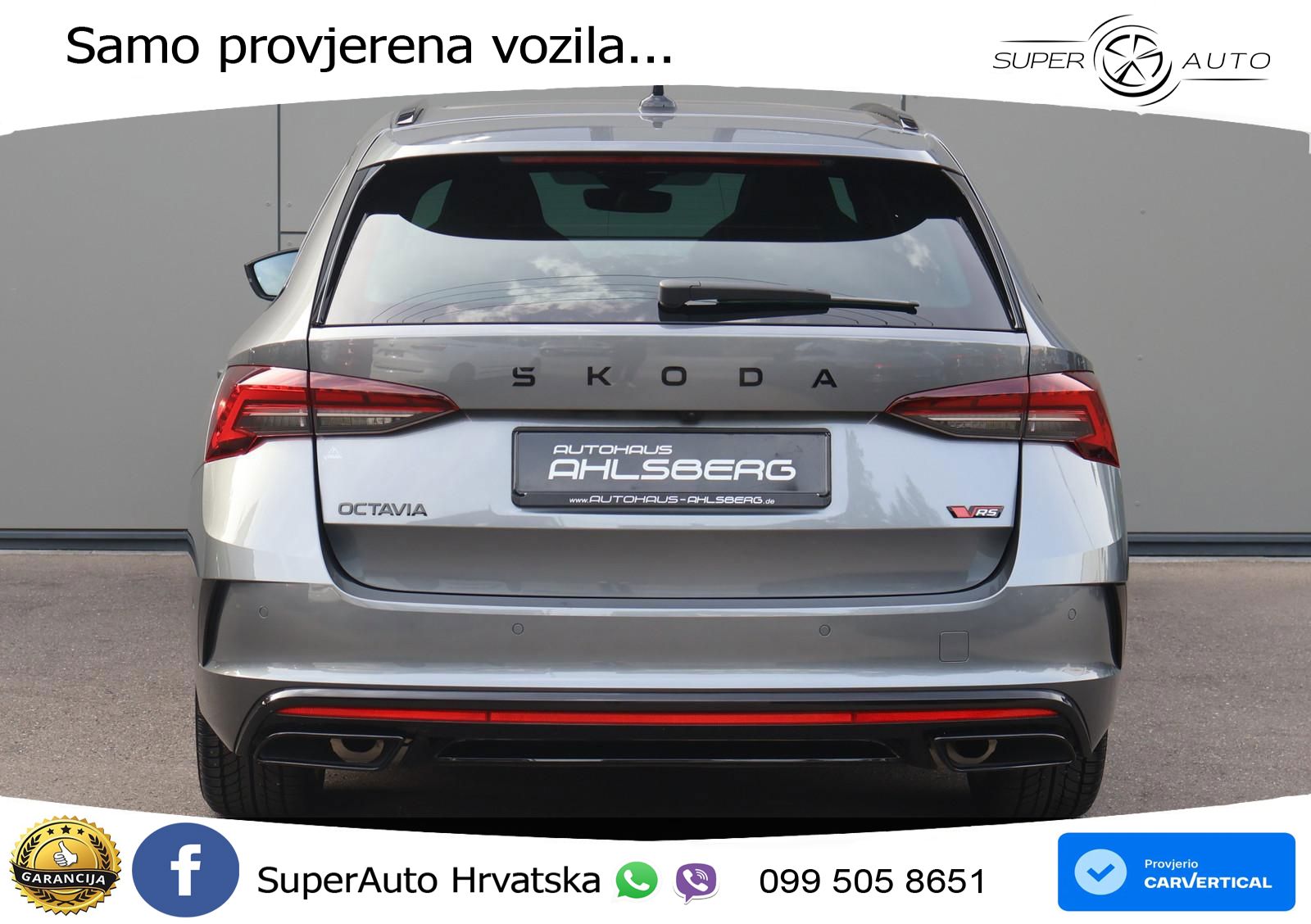 Škoda Octavia Combi RS 2.0 TSI (265 KS) DSG MATRIX+GR SJED+KAM