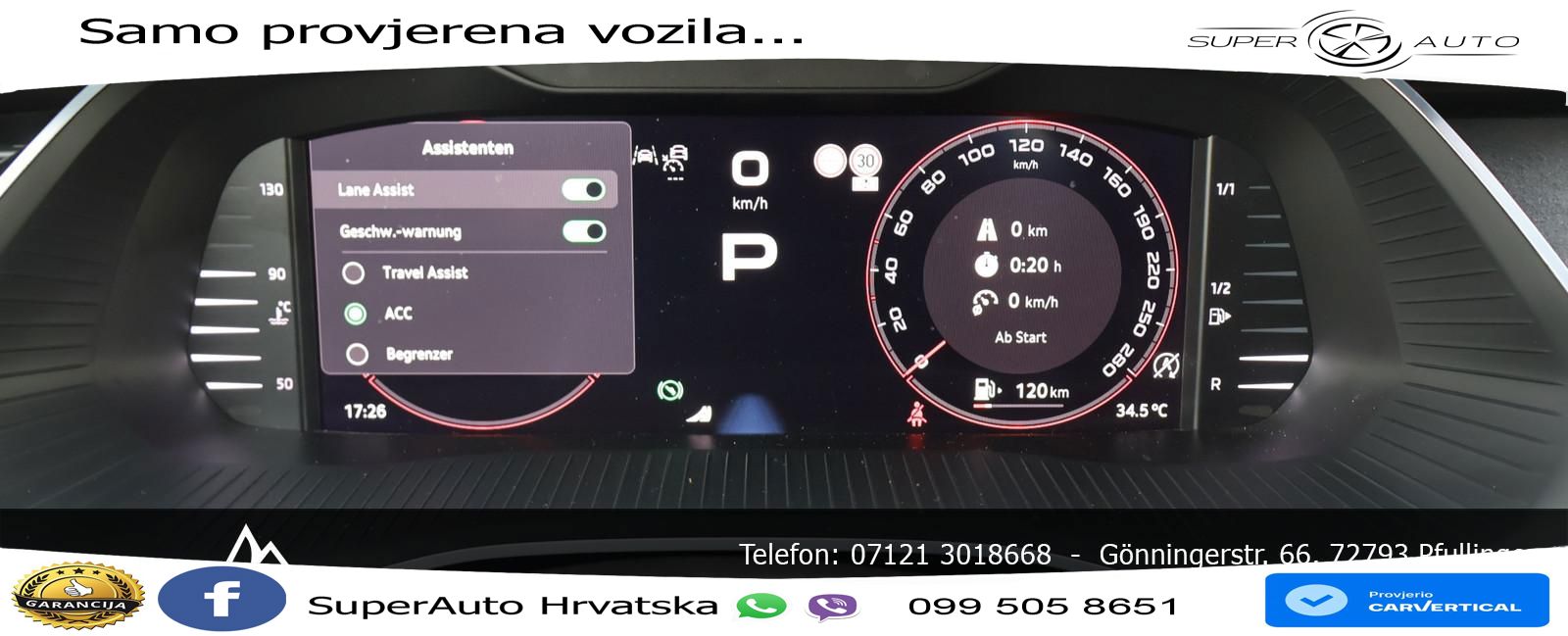 Škoda Octavia Combi RS 2.0 TSI (265 KS) DSG MATRIX+GR SJED+KAM