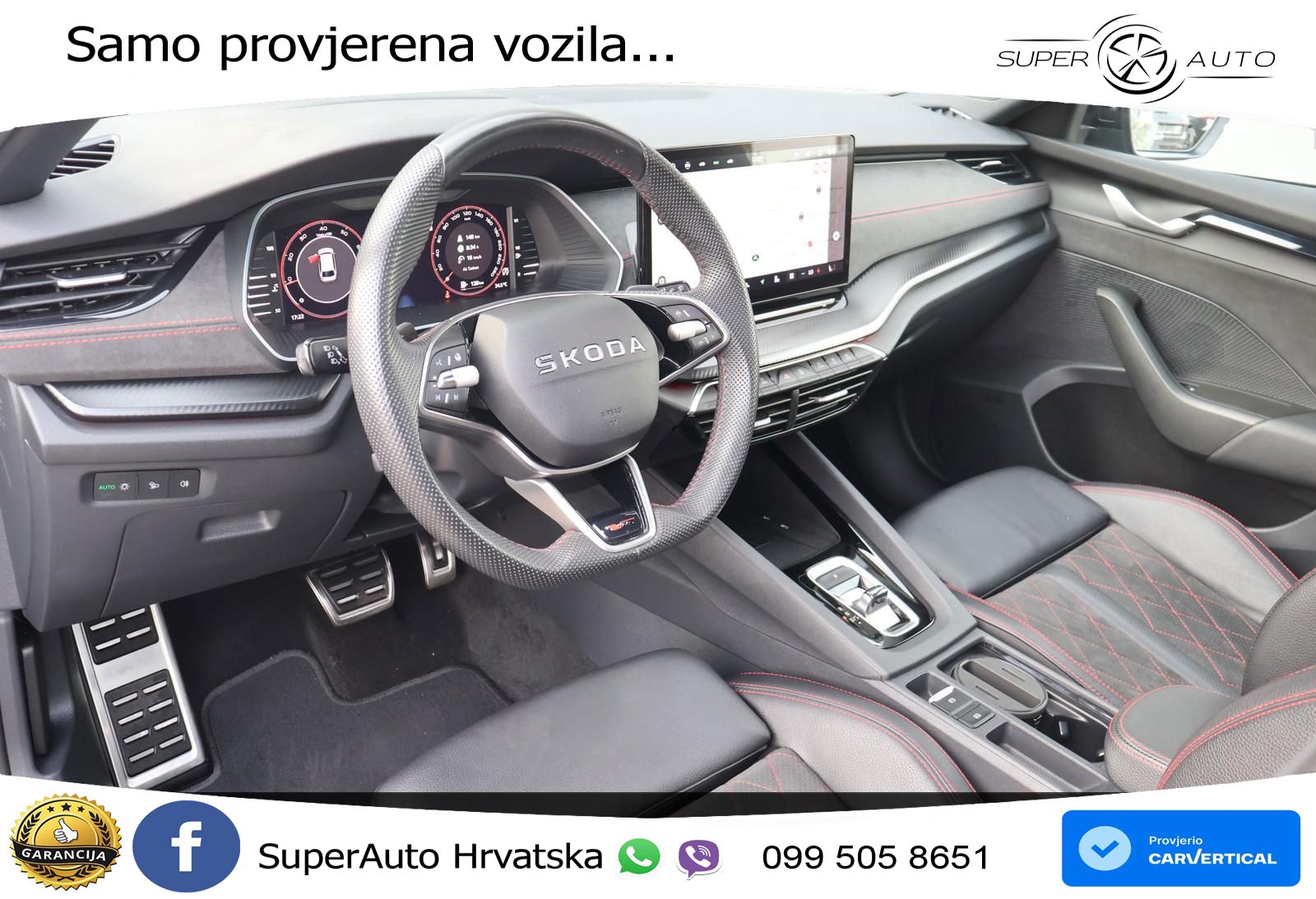 Škoda Octavia Combi RS 2.0 TSI (265 KS) DSG MATRIX+GR SJED+KAM
