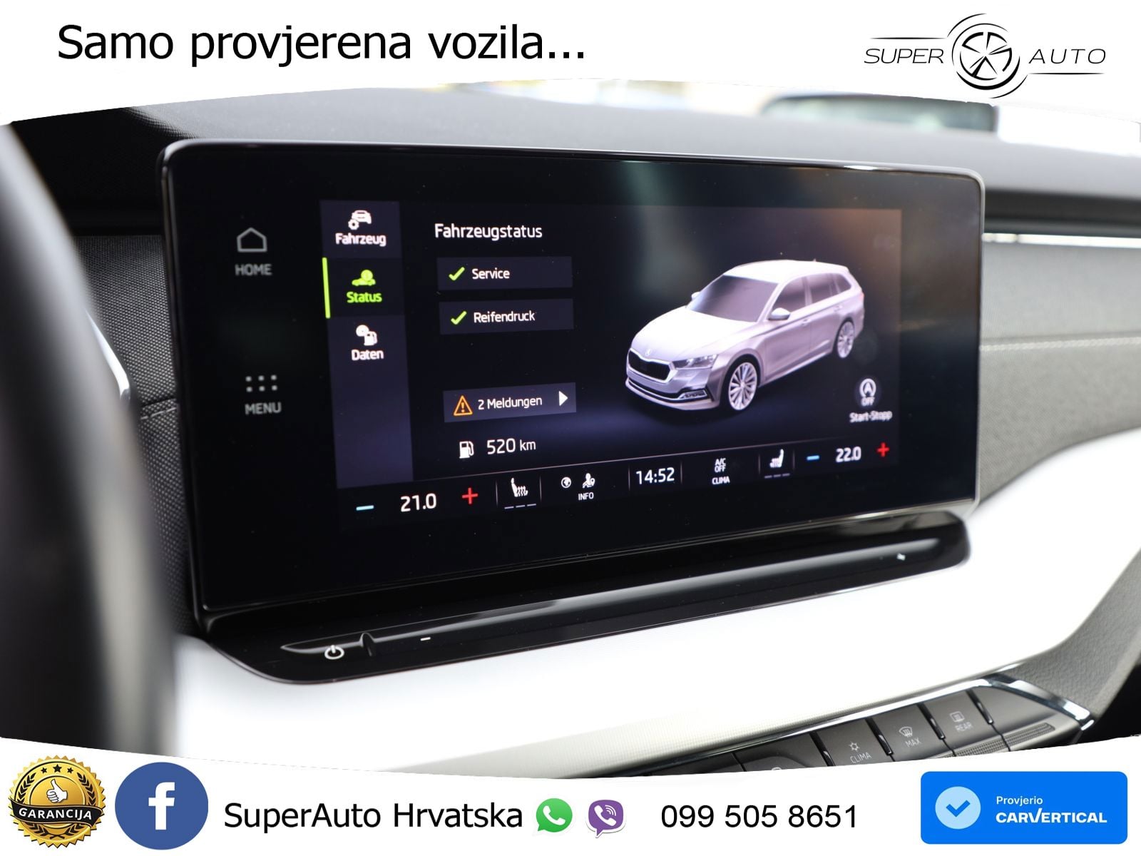 Škoda Octavia Combi 2.0 TDI (150 KS) DSG LED+GR SJED+ACC