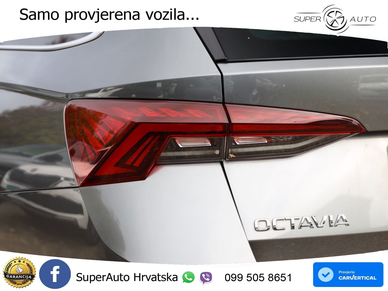 Škoda Octavia Combi 2.0 TDI (150 KS) DSG LED+GR SJED+ACC