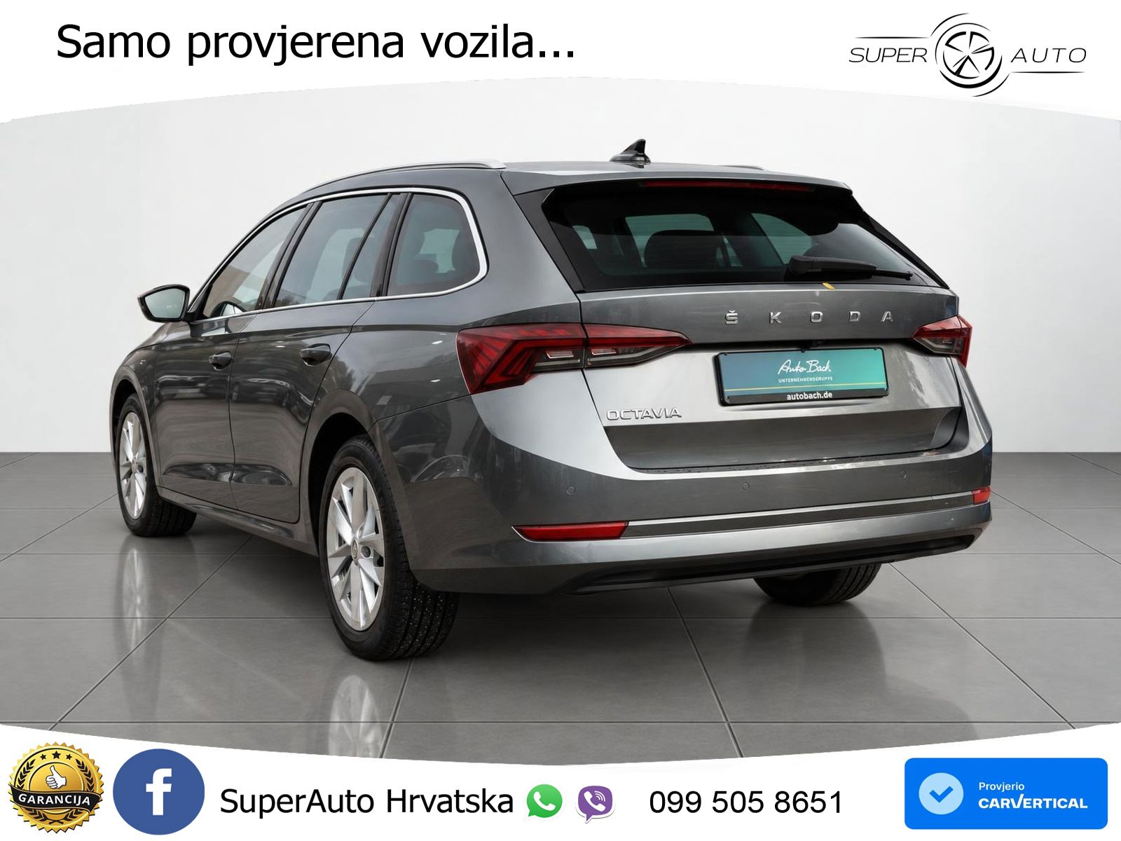 Škoda Octavia Combi 2.0 TDI (150 KS) DSG LED+GR SJED+ACC