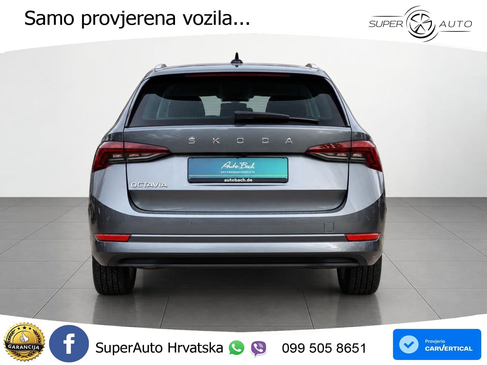 Škoda Octavia Combi 2.0 TDI (150 KS) DSG LED+GR SJED+ACC