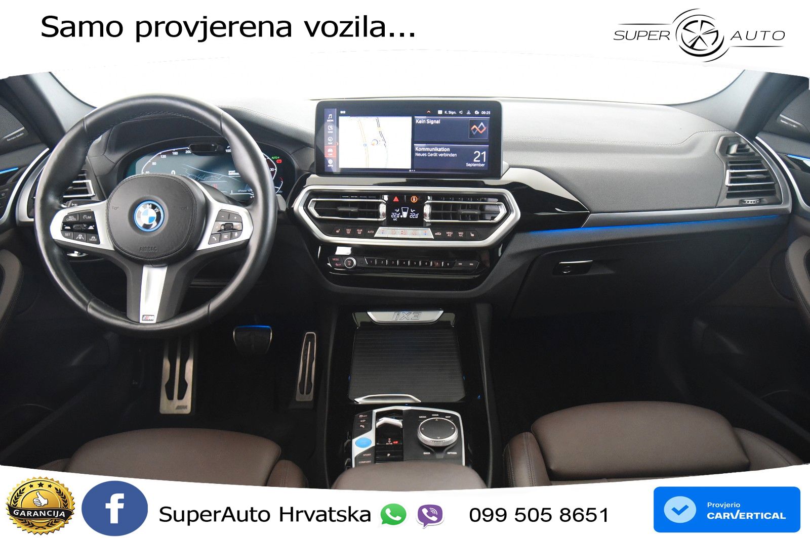 BMW iX3 80 kWh (286 KS) LED+GR SJED+ACC