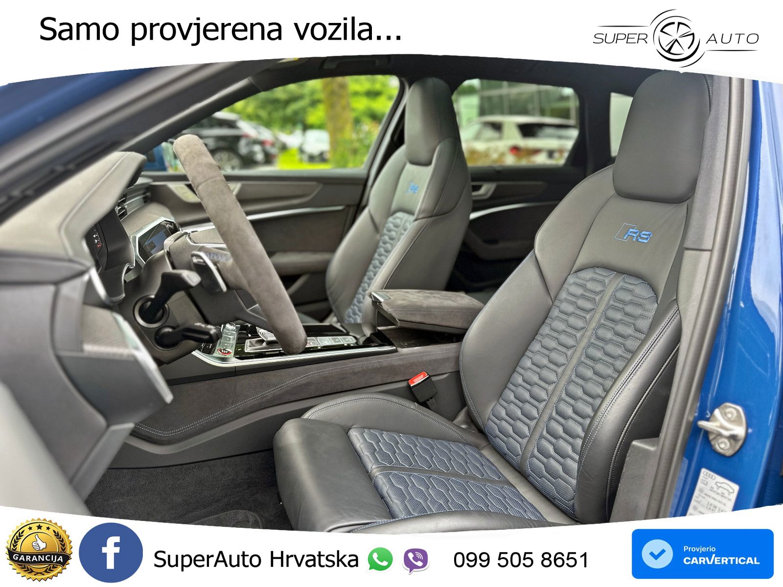 Audi RS6 Avant 4.0 TFSI V8 performance (630 KS)  quattro tiptronic LED+GR SJED+ACC