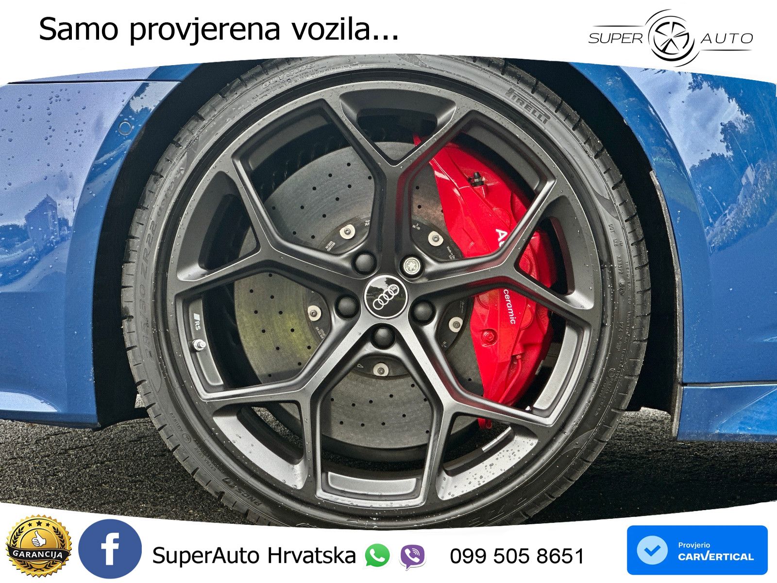 Audi RS6 Avant 4.0 TFSI V8 performance (630 KS)  quattro tiptronic LED+GR SJED+ACC