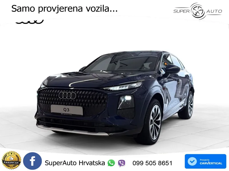 Audi Q3 Sportback 1.5 TFSIe (272 KS) S tronic LED+GR SJED+ACC