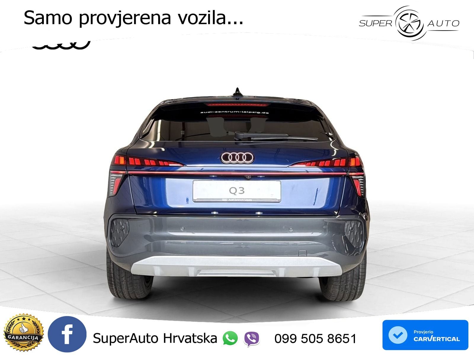 Audi Q3 Sportback 1.5 TFSIe (272 KS) S tronic LED+GR SJED+ACC