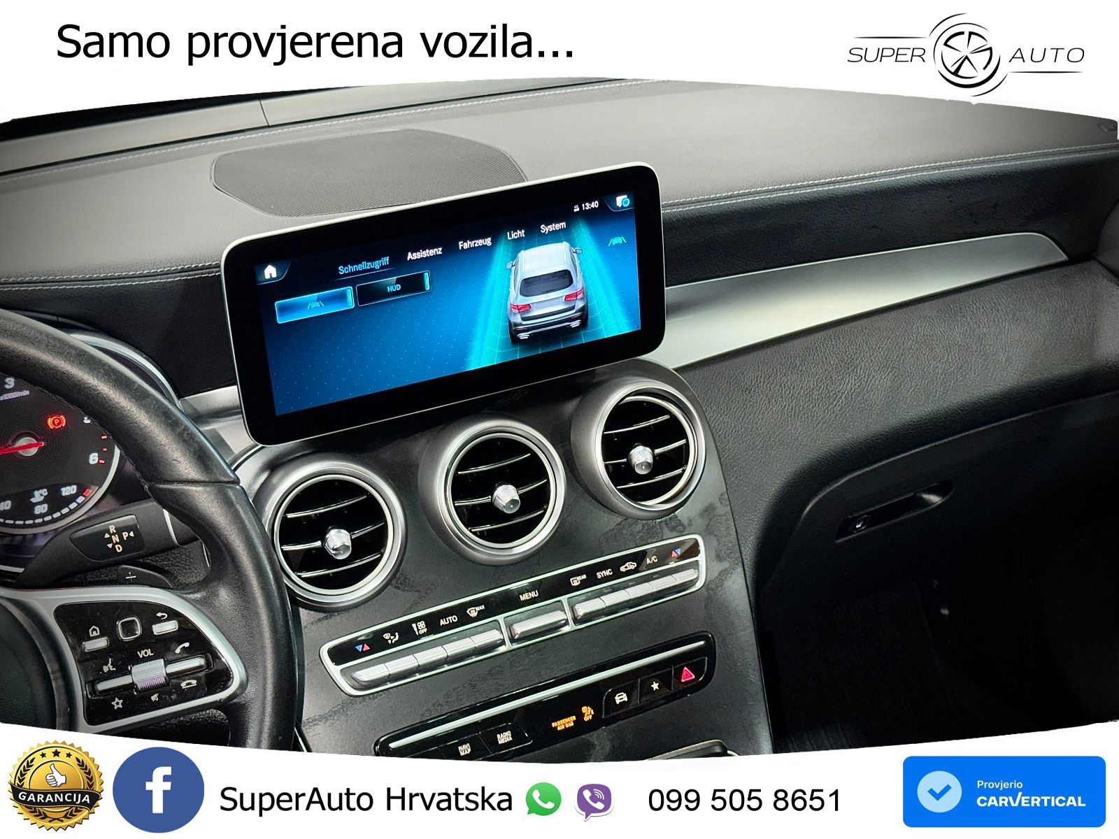 Mercedes GLC 300d (245 KS) 4MATIC G-TRONIC Night paket LED+GR SJED+ACC
