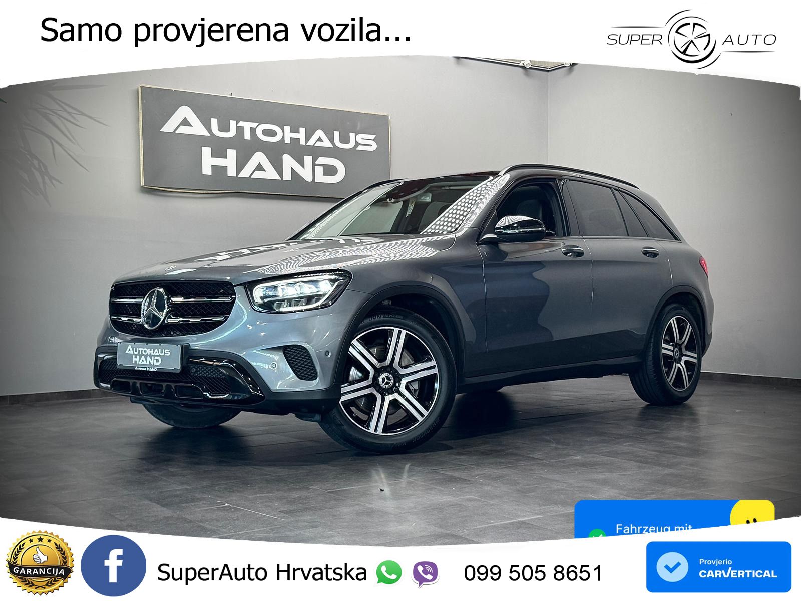 Mercedes GLC 300d (245 KS) 4MATIC G-TRONIC Night paket LED+GR SJED+ACC