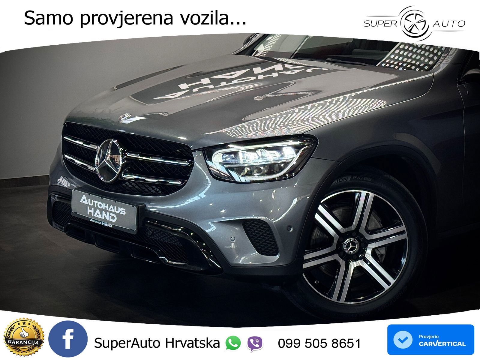 Mercedes GLC 300d (245 KS) 4MATIC G-TRONIC Night paket LED+GR SJED+ACC