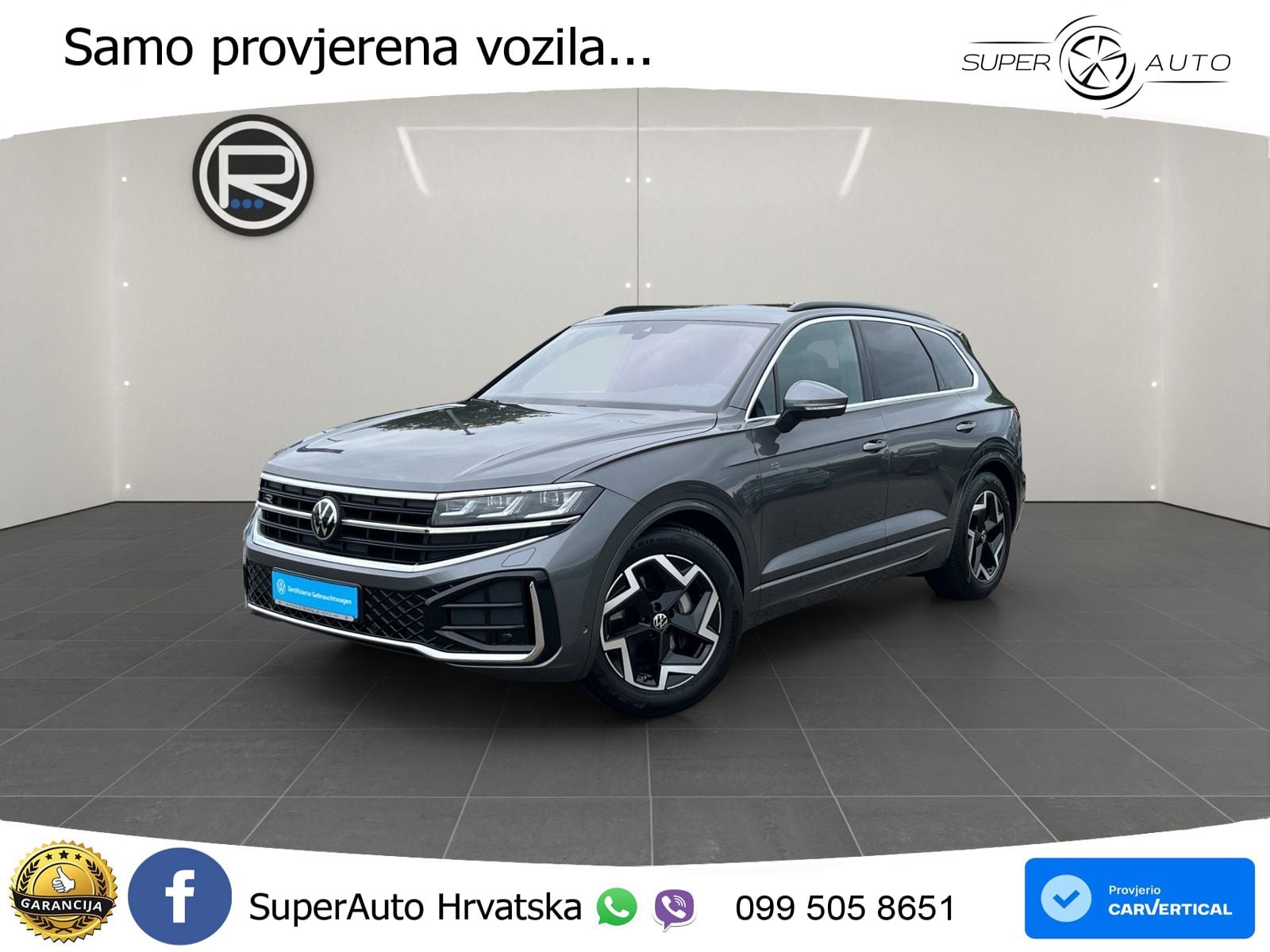 Volkswagen Touareg 3.0 V6 TDI (286 KS) 4MOTION Tiptronic R-Line ZRAČNI+ACC+GR SJED+KAM