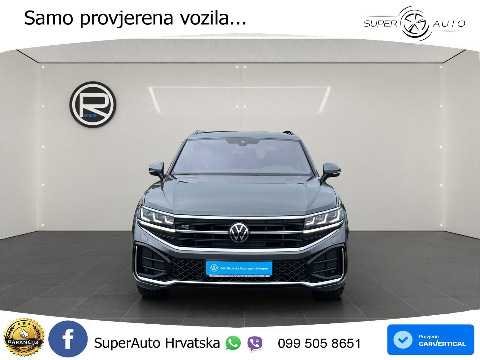 Volkswagen Touareg 3.0 V6 TDI (286 KS) 4MOTION Tiptronic R-Line ZRAČNI+ACC+GR SJED+KAM