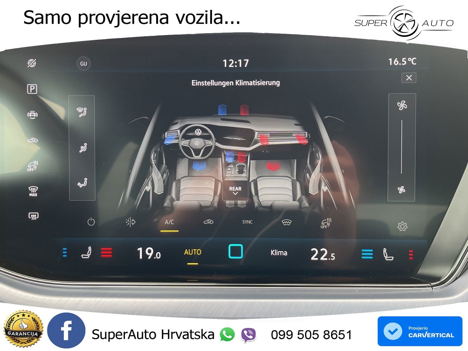 Volkswagen Touareg 3.0 V6 TDI (286 KS) 4MOTION Tiptronic R-Line ZRAČNI+ACC+GR SJED+KAM