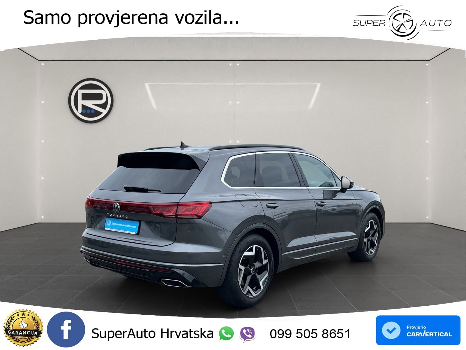 Volkswagen Touareg 3.0 V6 TDI (286 KS) 4MOTION Tiptronic R-Line ZRAČNI+ACC+GR SJED+KAM