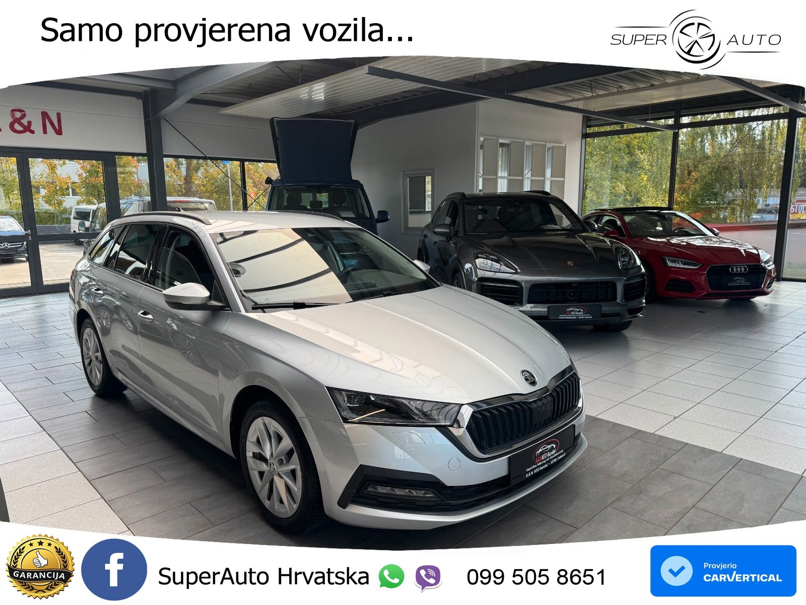 Škoda Octavia Combi 1.5 TSI (150 KS) LED+GR SJED+ACC