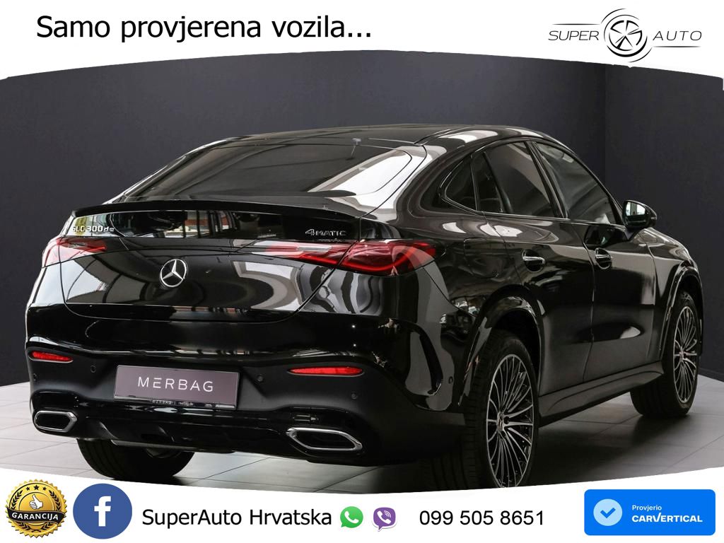 Mercedes GLC Coupe 300de (333 KS) 4MATIC 9G-TRONIC ACC+GR SJED+360+PANO