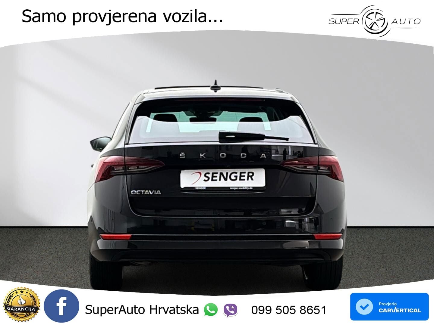 Škoda Octavia Combi 2.0 TDI (150 KS) DSG MATRIX+GR SJED+KAM
