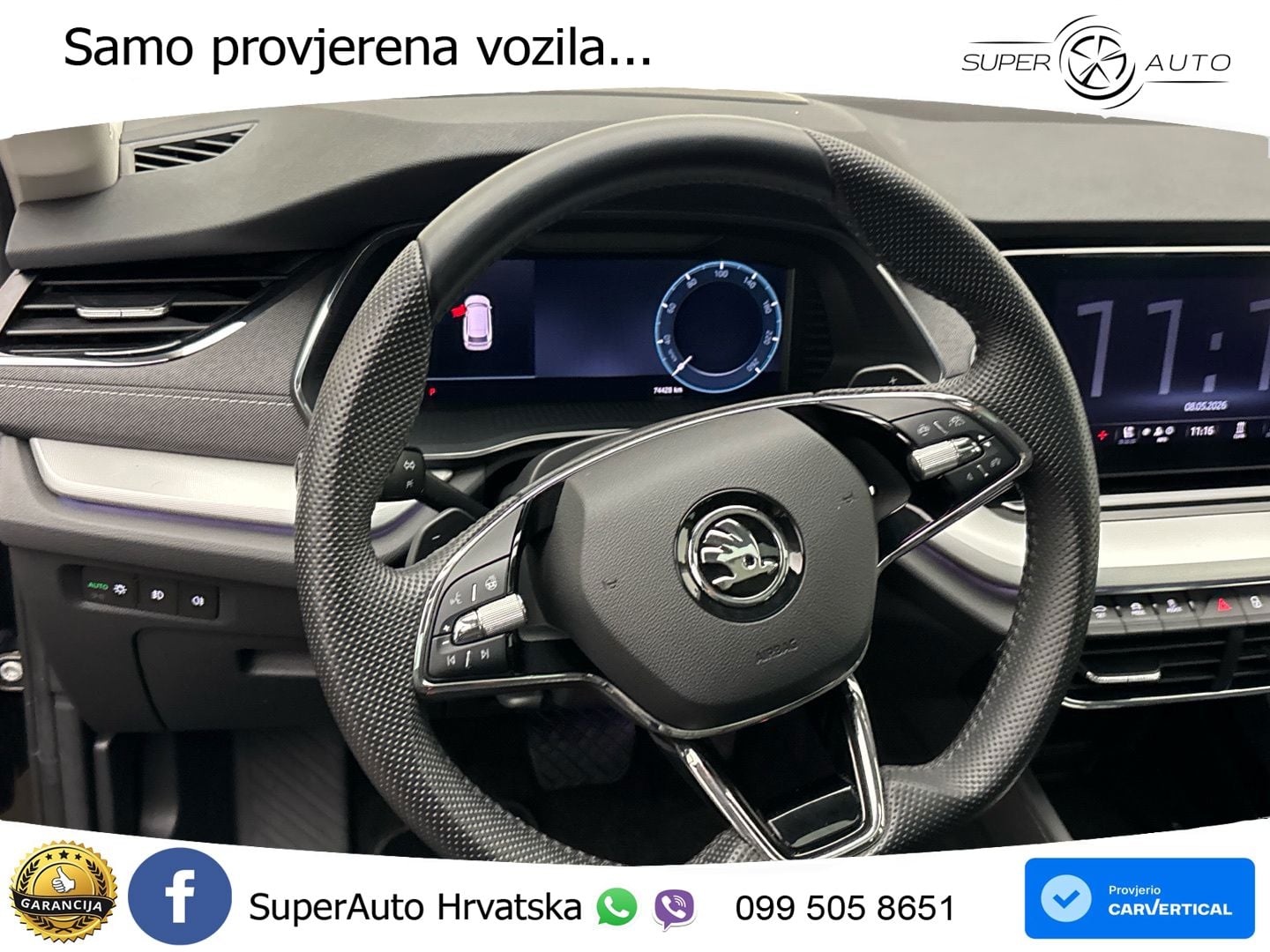 Škoda Octavia Combi 2.0 TDI (150 KS) DSG MATRIX+GR SJED+KAM