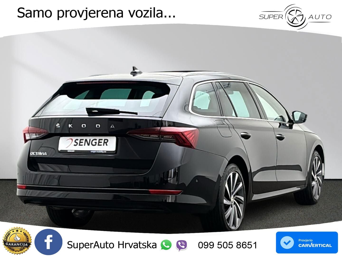 Škoda Octavia Combi 2.0 TDI (150 KS) DSG MATRIX+GR SJED+KAM