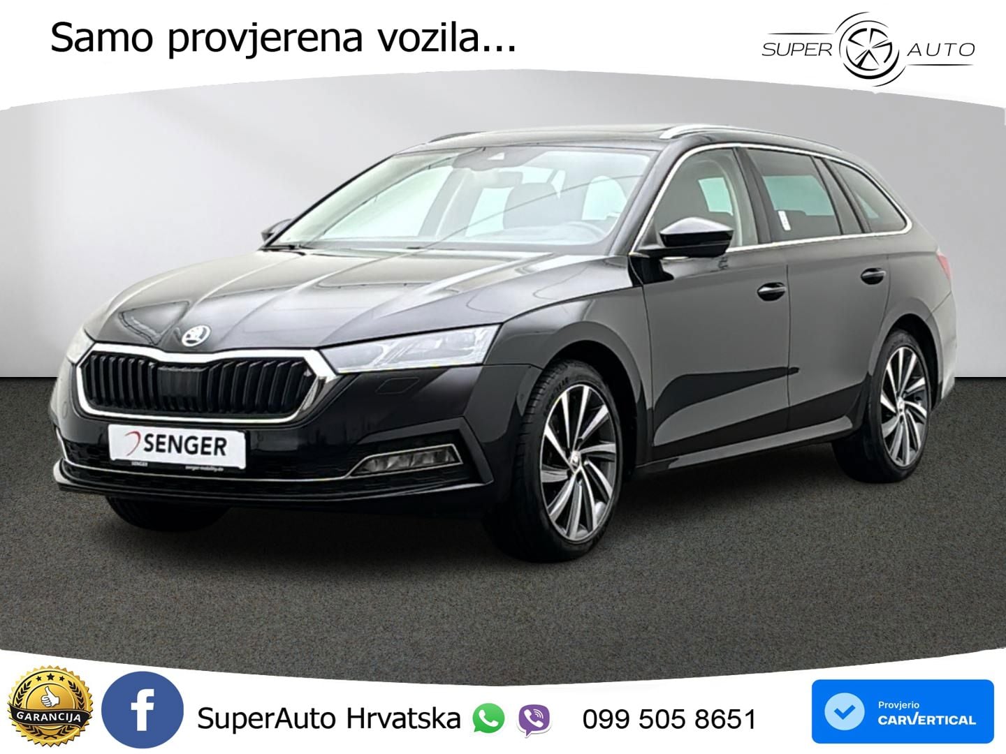 Škoda Octavia Combi 2.0 TDI (150 KS) DSG MATRIX+GR SJED+KAM