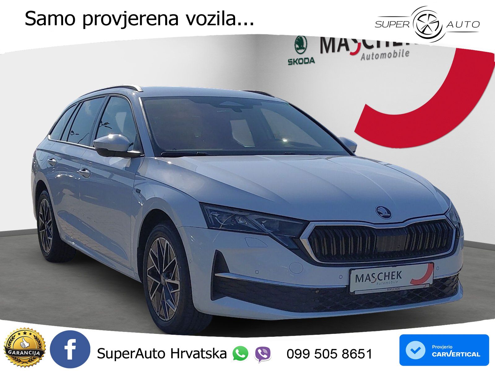 Škoda Octavia Combi 2.0 TDI (150 KS) DSG LED+GR SJED+ACC