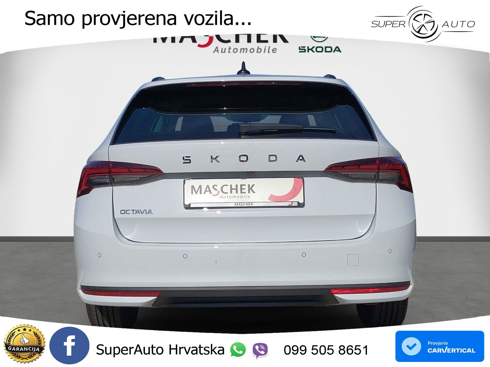 Škoda Octavia Combi 2.0 TDI (150 KS) DSG LED+GR SJED+ACC
