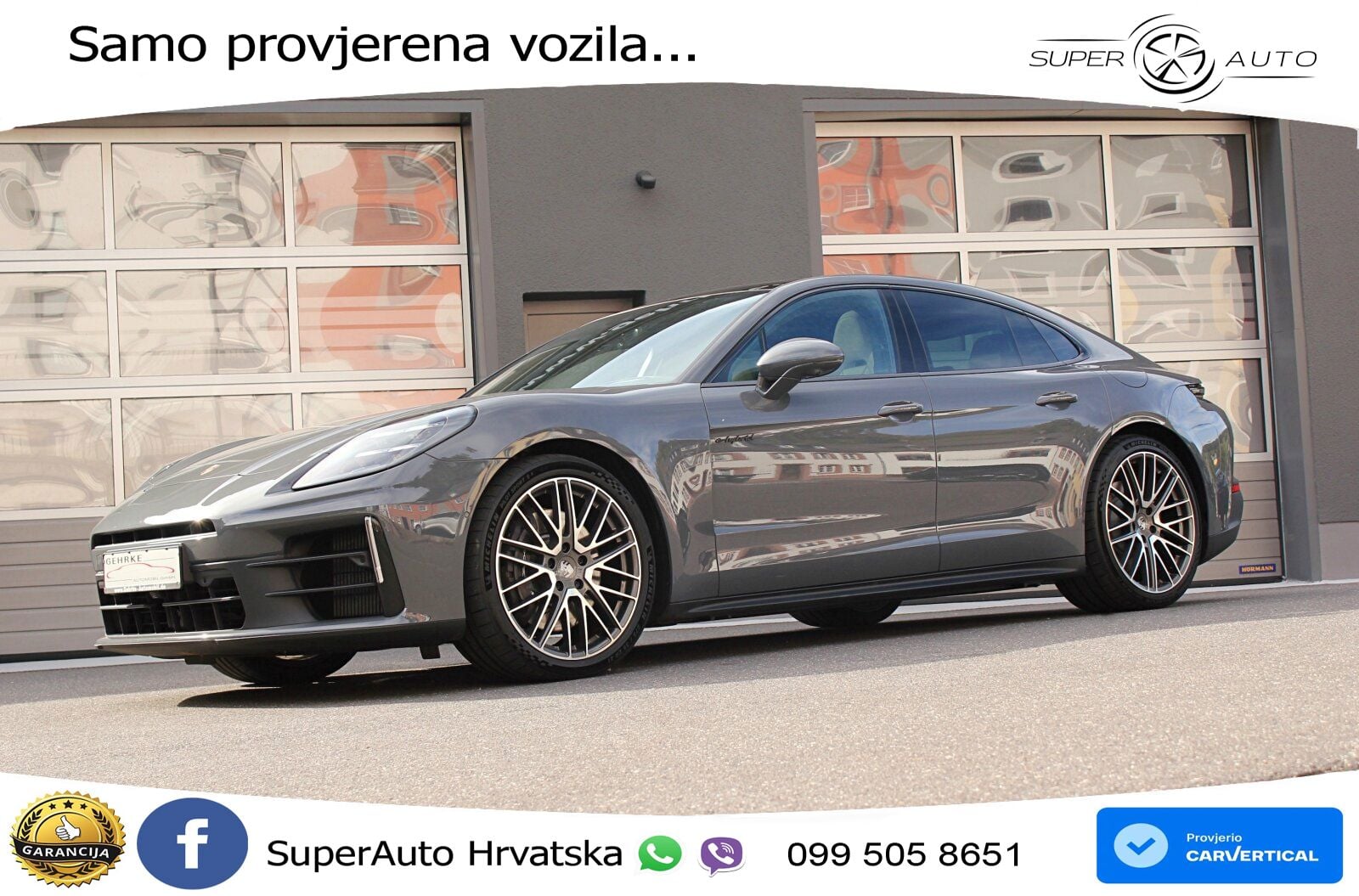 Porsche Panamera 4 2.9 V6 (470 KS) E-Hybrid PDK ACC+HEAD+GR SJED+360+PANO