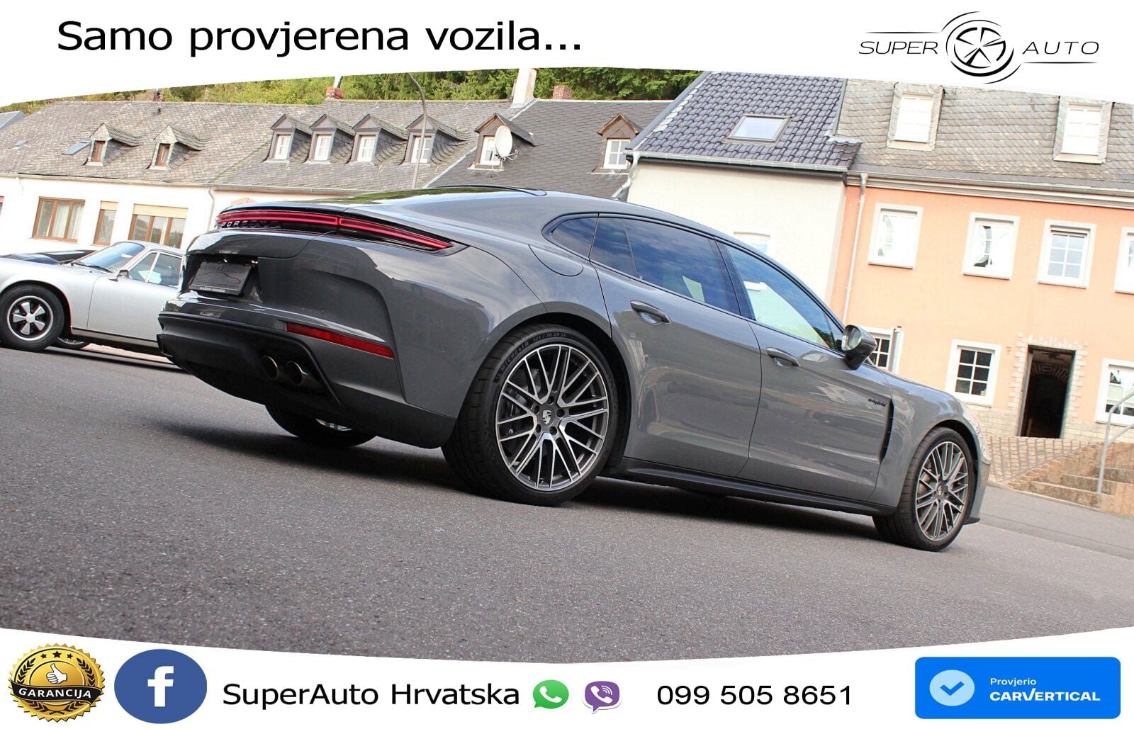 Porsche Panamera 4 2.9 V6 (470 KS) E-Hybrid PDK ACC+HEAD+GR SJED+360+PANO