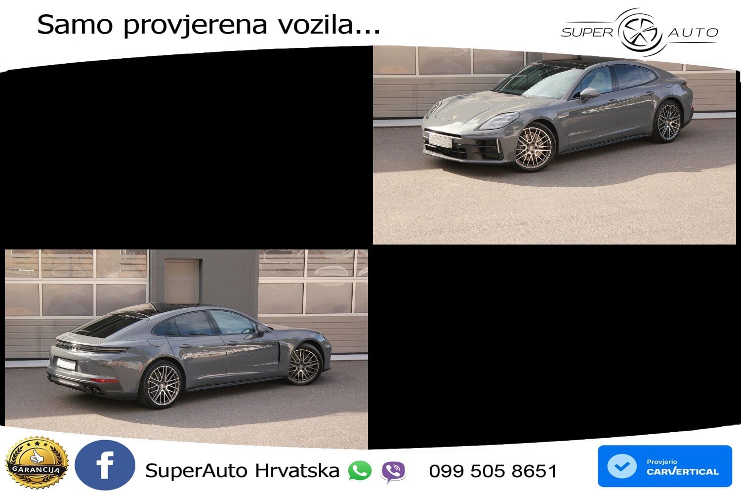 Porsche Panamera 4 2.9 V6 (470 KS) E-Hybrid PDK ACC+HEAD+GR SJED+360+PANO