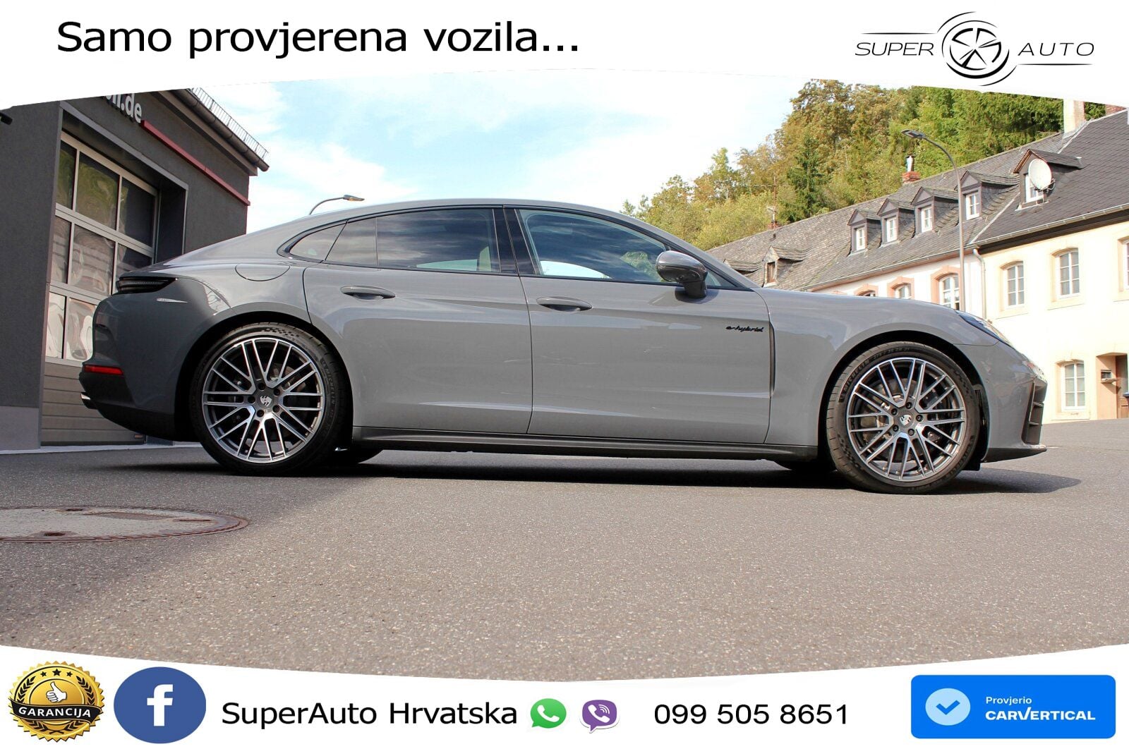 Porsche Panamera 4 2.9 V6 (470 KS) E-Hybrid PDK ACC+HEAD+GR SJED+360+PANO