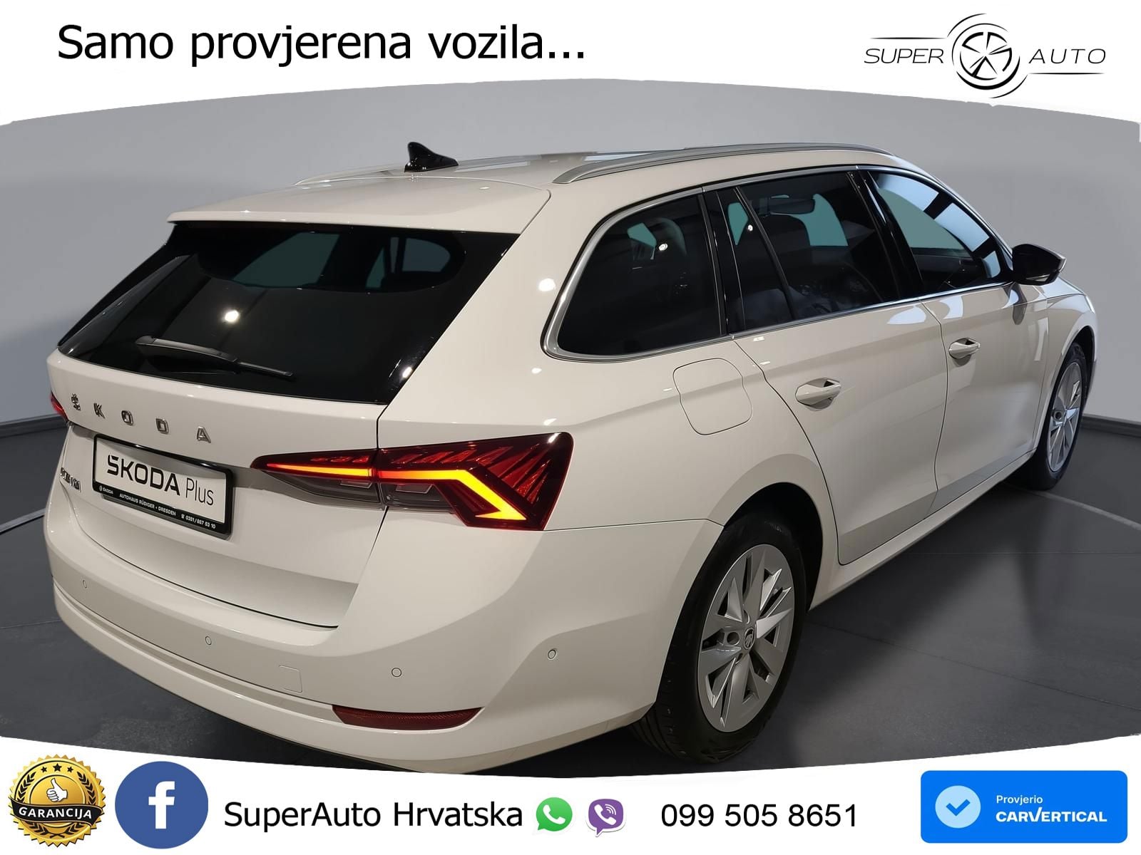 Škoda Octavia Combi 1.5 TSI (150 KS) LED+GR SJED+ACC