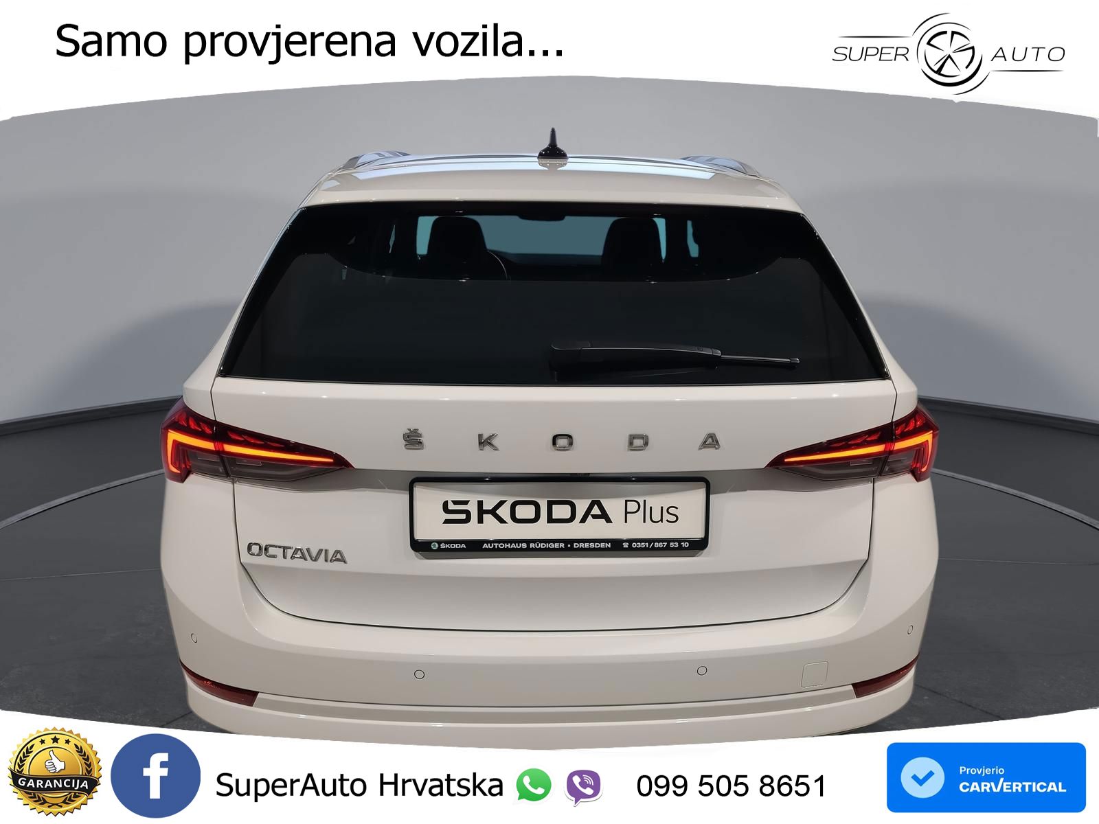 Škoda Octavia Combi 1.5 TSI (150 KS) LED+GR SJED+ACC