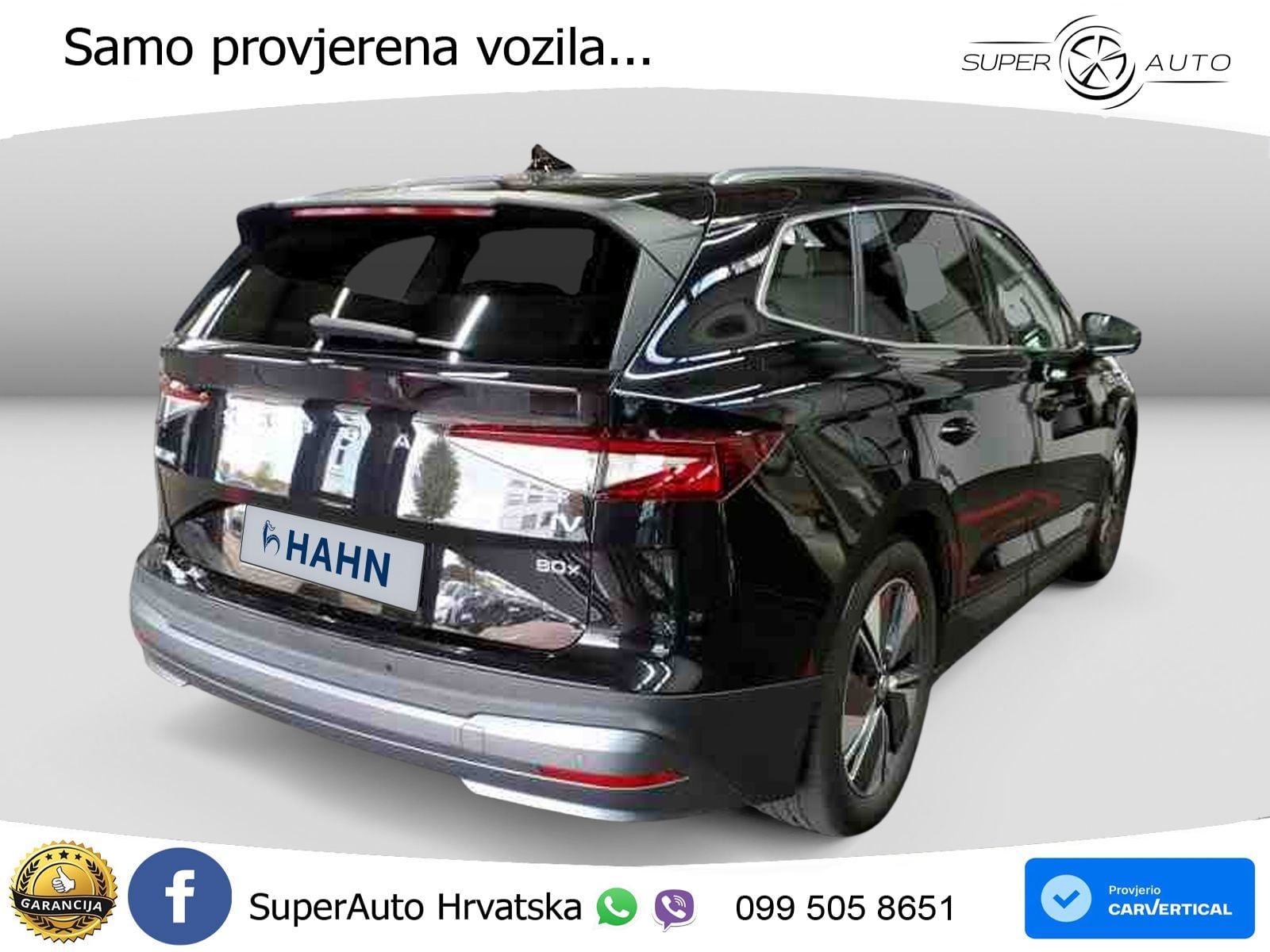 Škoda Enyaq iV 80x 82 kWh (265 KS) AWD LED+GR SJED+ACC