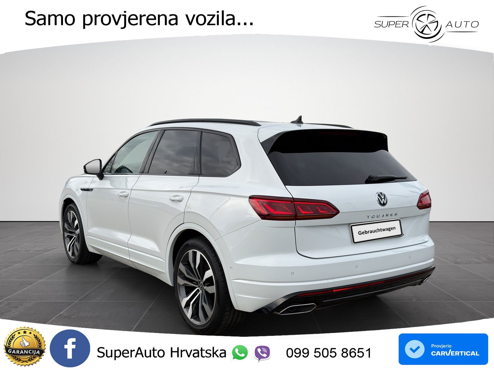 Volkswagen Touareg 3.0 V6 TDI (286 KS) 4MOTION Tiptronic R-Line ZRAČNI+ACC+GR SJED+KAM+PANO