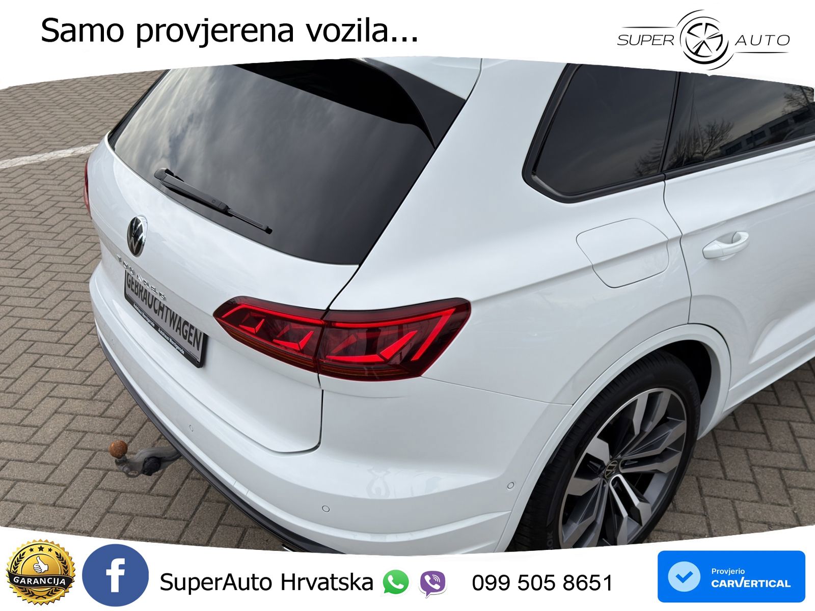 Volkswagen Touareg 3.0 V6 TDI (286 KS) 4MOTION Tiptronic R-Line ZRAČNI+ACC+GR SJED+KAM+PANO