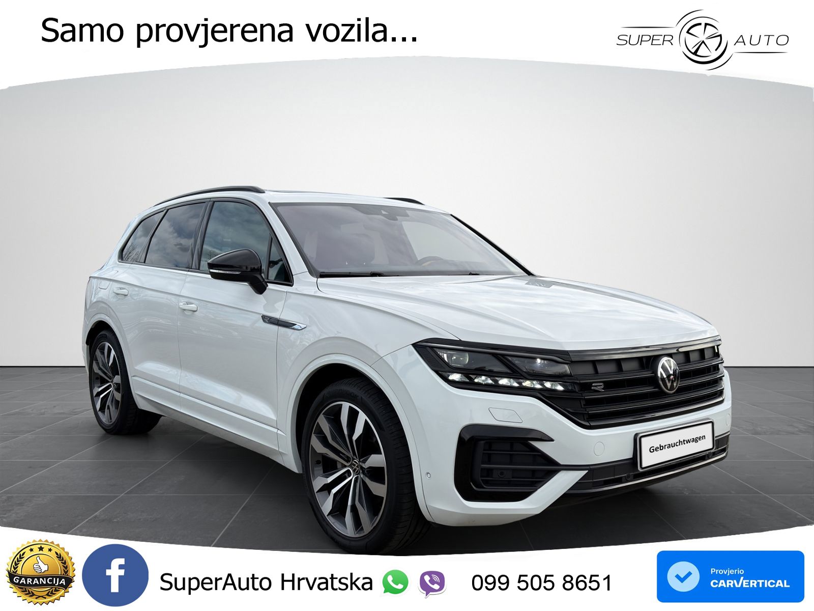 Volkswagen Touareg 3.0 V6 TDI (286 KS) 4MOTION Tiptronic R-Line ZRAČNI+ACC+GR SJED+KAM+PANO