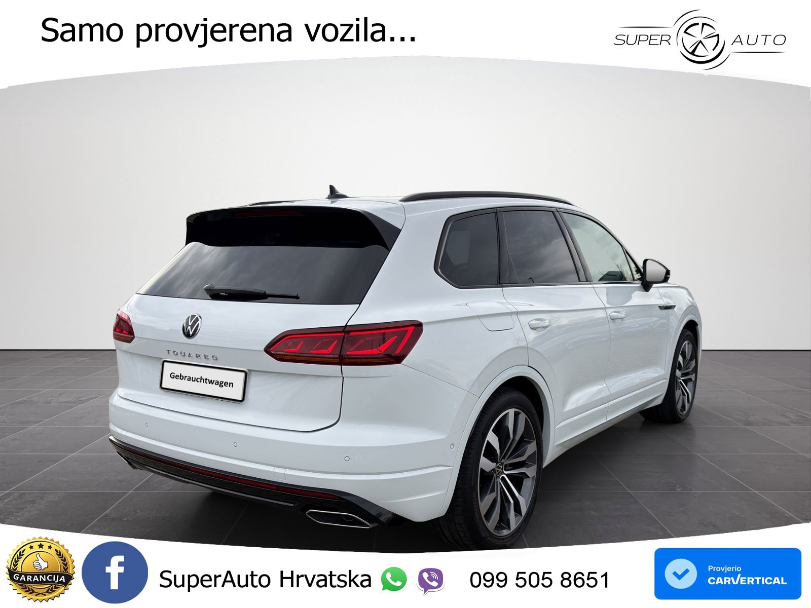 Volkswagen Touareg 3.0 V6 TDI (286 KS) 4MOTION Tiptronic R-Line ZRAČNI+ACC+GR SJED+KAM+PANO