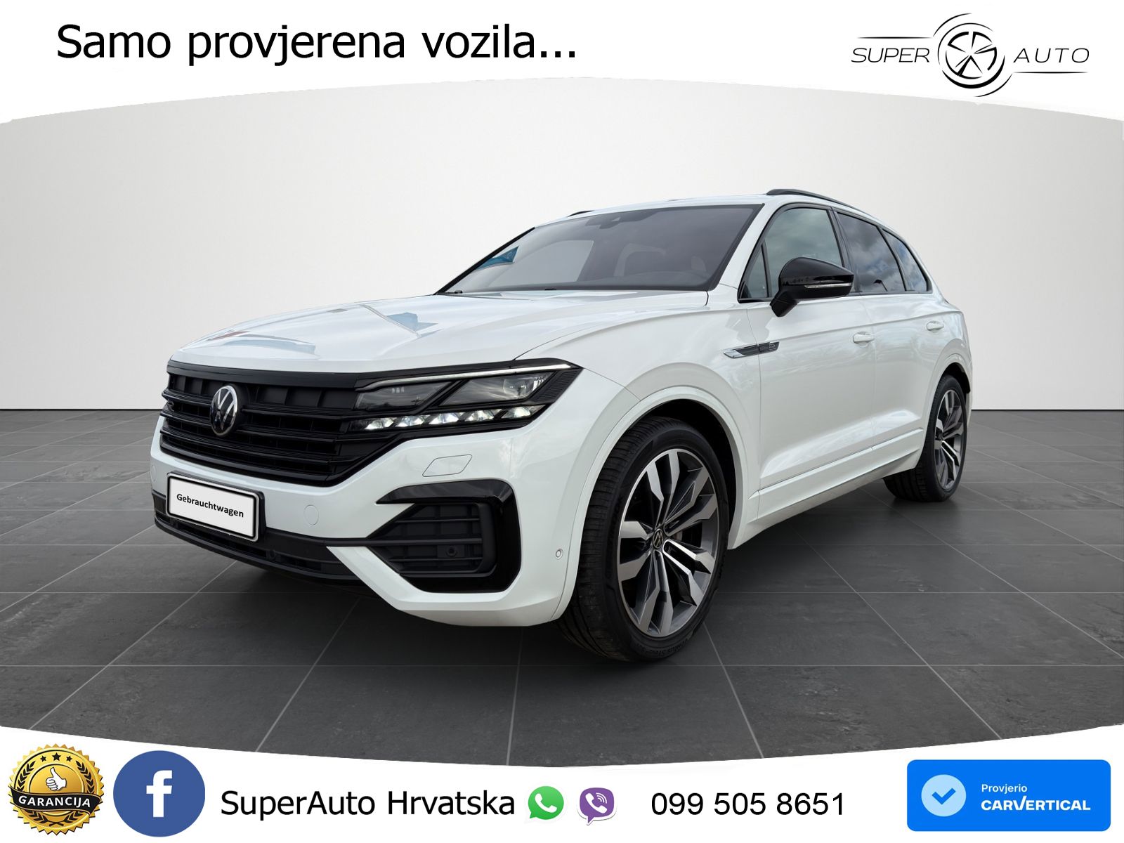 Volkswagen Touareg 3.0 V6 TDI (286 KS) 4MOTION Tiptronic R-Line ZRAČNI+ACC+GR SJED+KAM+PANO