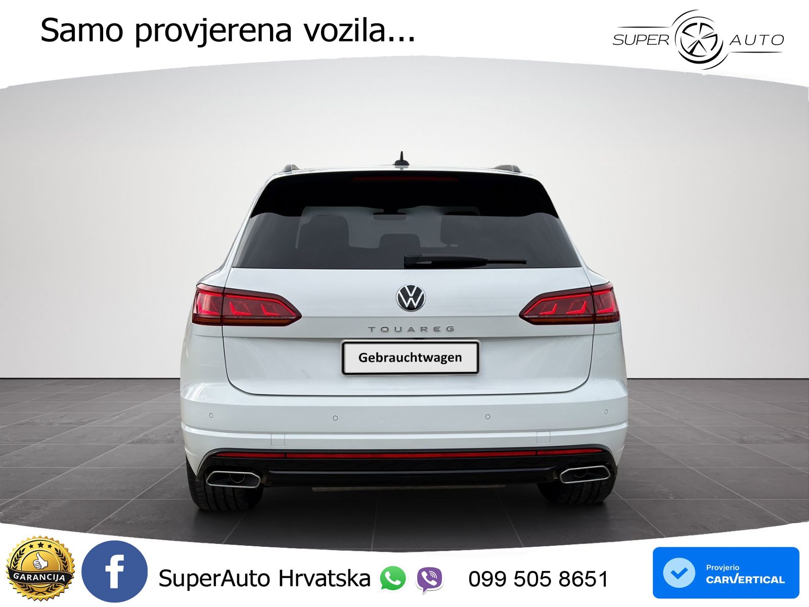 Volkswagen Touareg 3.0 V6 TDI (286 KS) 4MOTION Tiptronic R-Line ZRAČNI+ACC+GR SJED+KAM+PANO