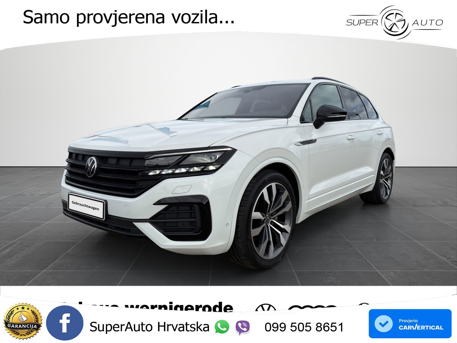 Volkswagen Touareg 3.0 V6 TDI (286 KS) 4MOTION Tiptronic R-Line ZRAČNI+ACC+GR SJED+KAM+PANO