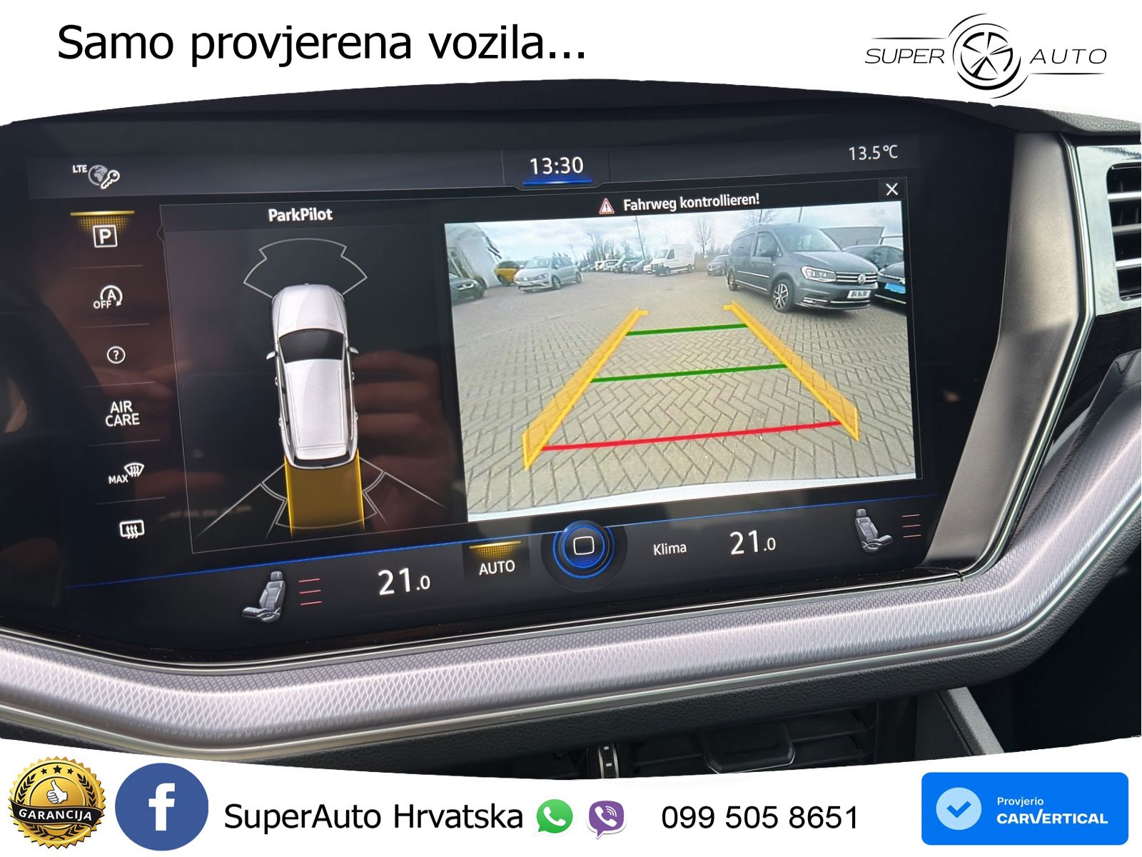 Volkswagen Touareg 3.0 V6 TDI (286 KS) 4MOTION Tiptronic R-Line ZRAČNI+ACC+GR SJED+KAM+PANO