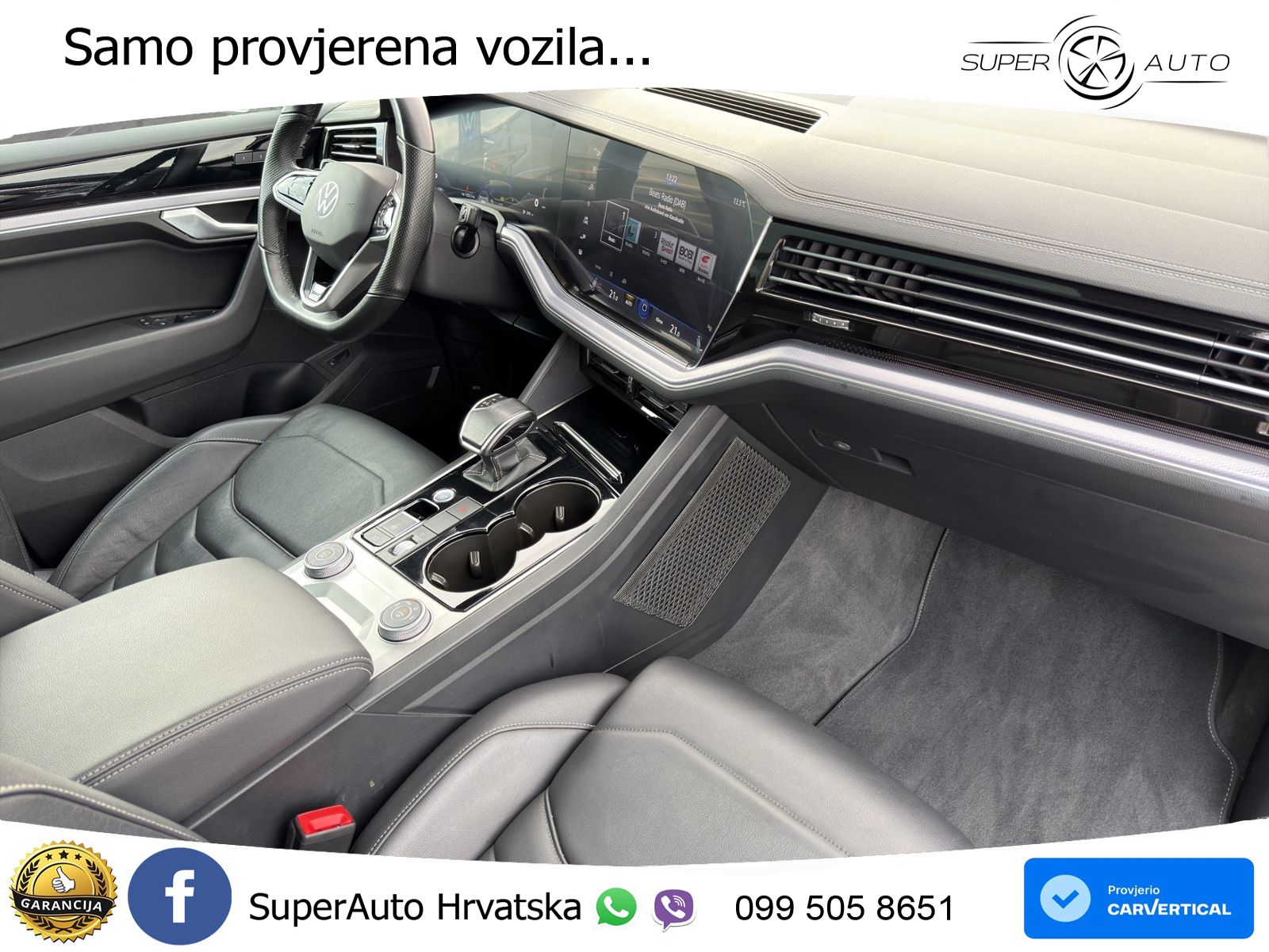 Volkswagen Touareg 3.0 V6 TDI (286 KS) 4MOTION Tiptronic R-Line ZRAČNI+ACC+GR SJED+KAM+PANO