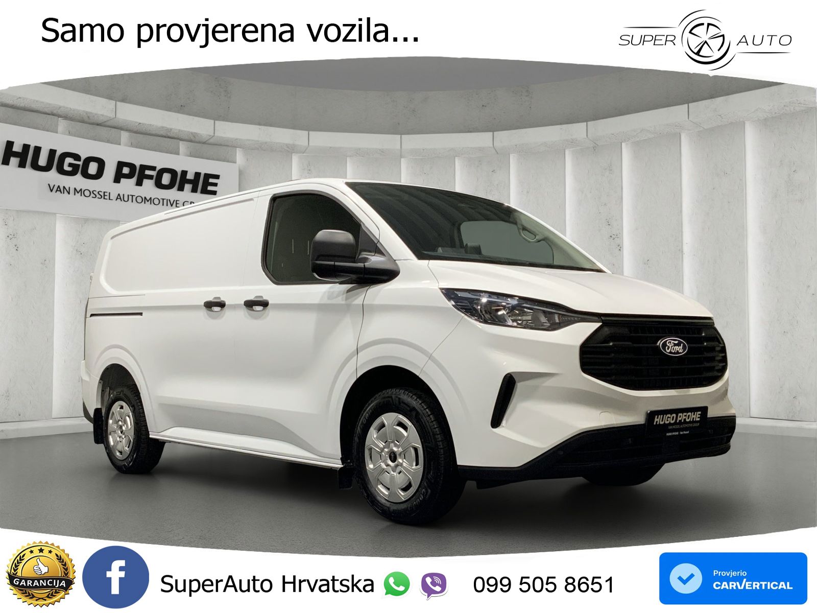 Ford Transit Custom Trend 2.0 EcoBlue 100kW 280 L1 Au 136 KS
