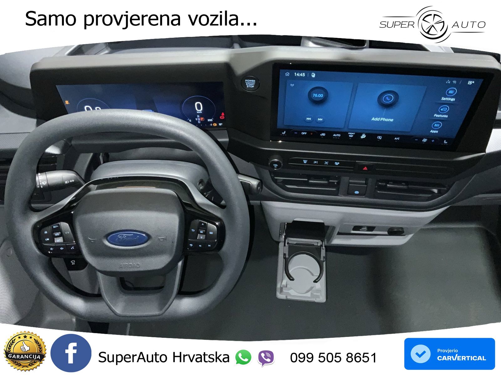 Ford Transit Custom Trend 2.0 EcoBlue 100kW 280 L1 Au 136 KS