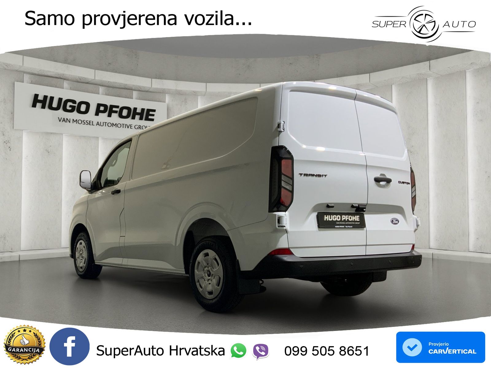 Ford Transit Custom Trend 2.0 EcoBlue 100kW 280 L1 Au 136 KS