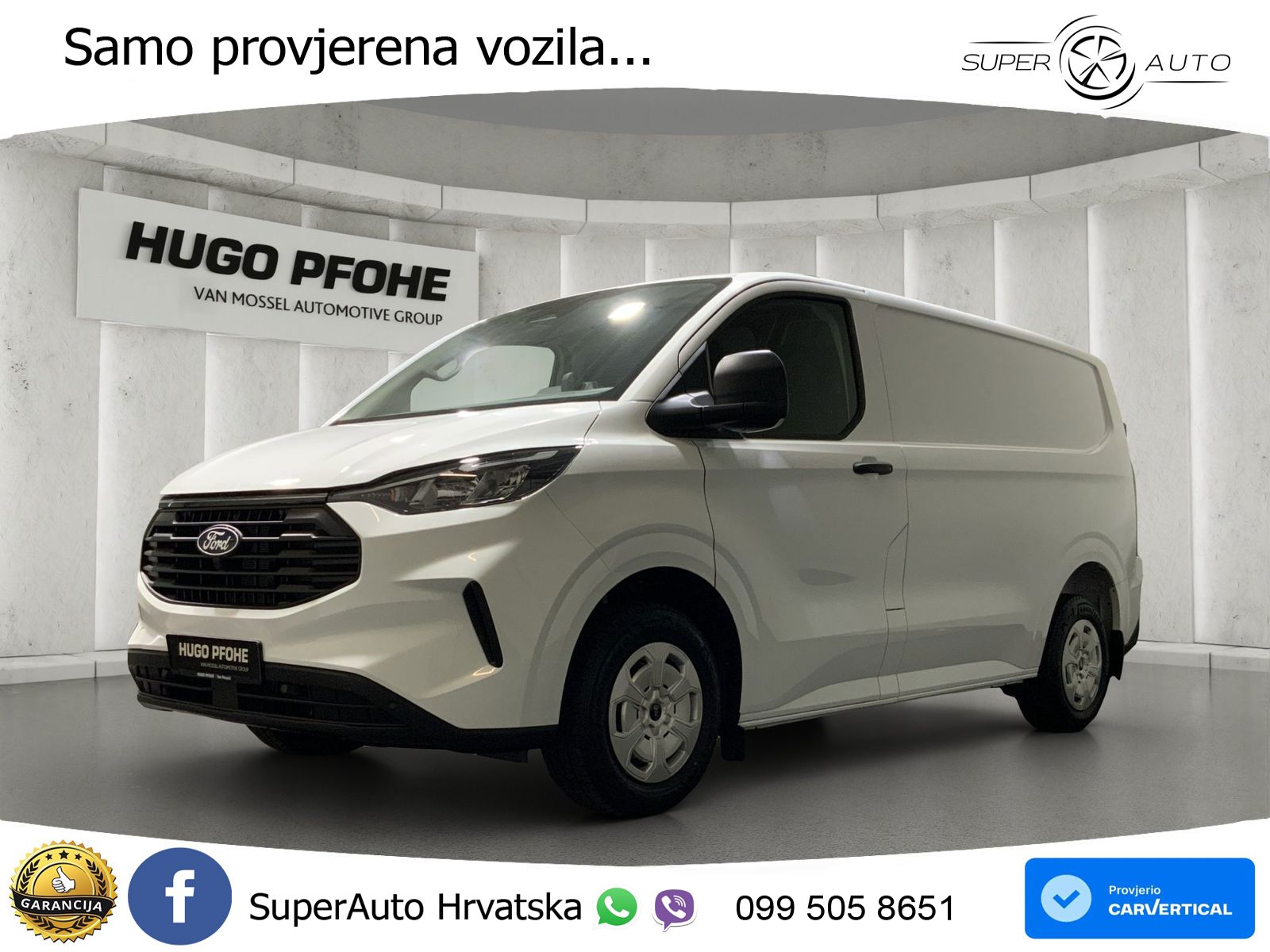 Ford Transit Custom Trend 2.0 EcoBlue 100kW 280 L1 Au 136 KS