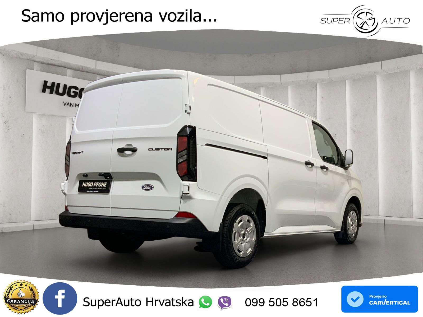 Ford Transit Custom Trend 2.0 EcoBlue 100kW 280 L1 Au 136 KS